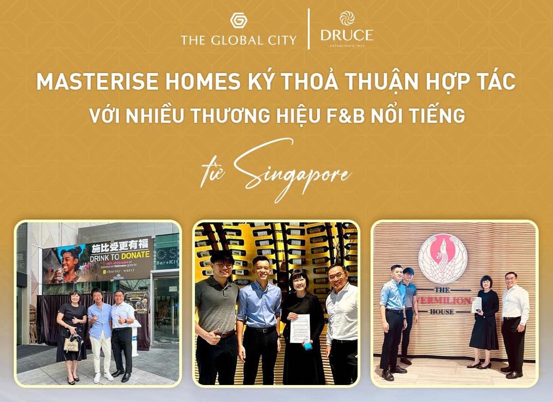 Masterise Homes mang thương hiệu Singapore đến The Global City