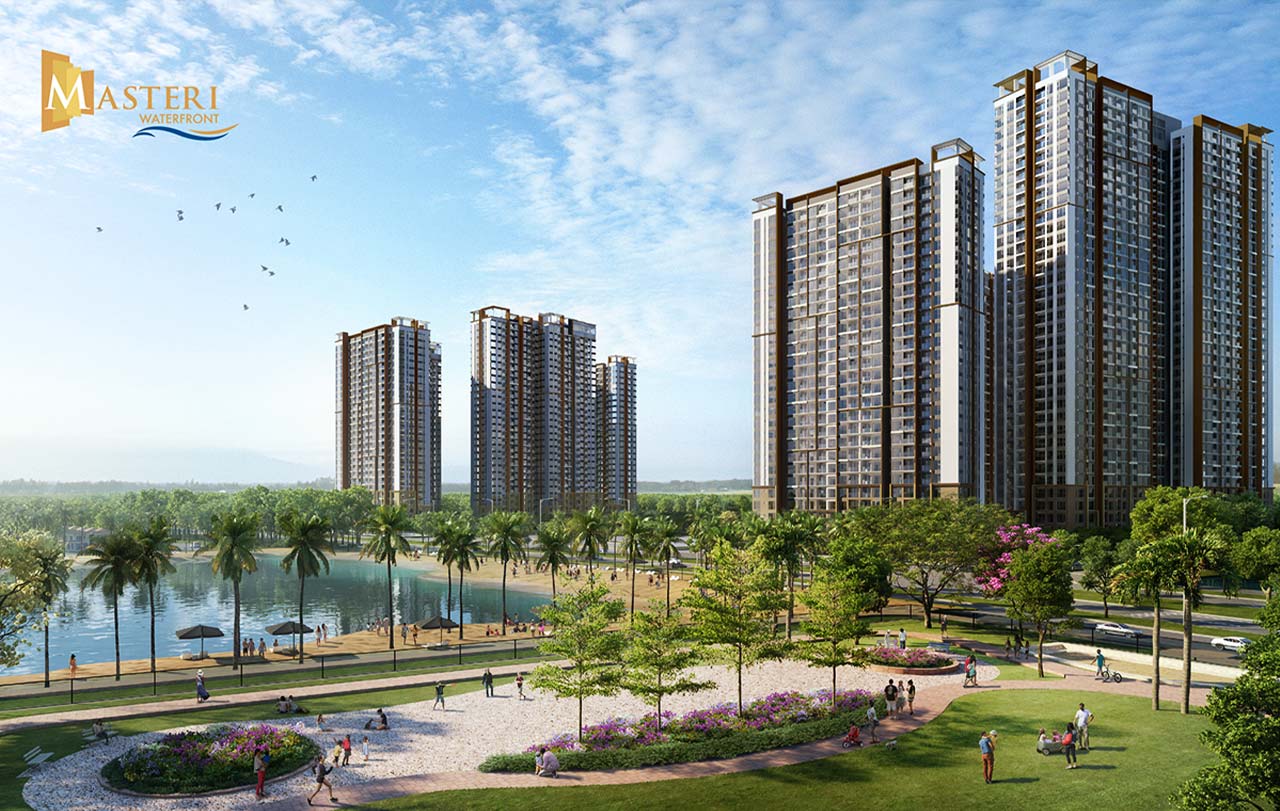 Dự án Masterise Homes - Masteri Waterfront Nơi đáng sống nhất giữa lòng Đại đô thị Ocean Park.