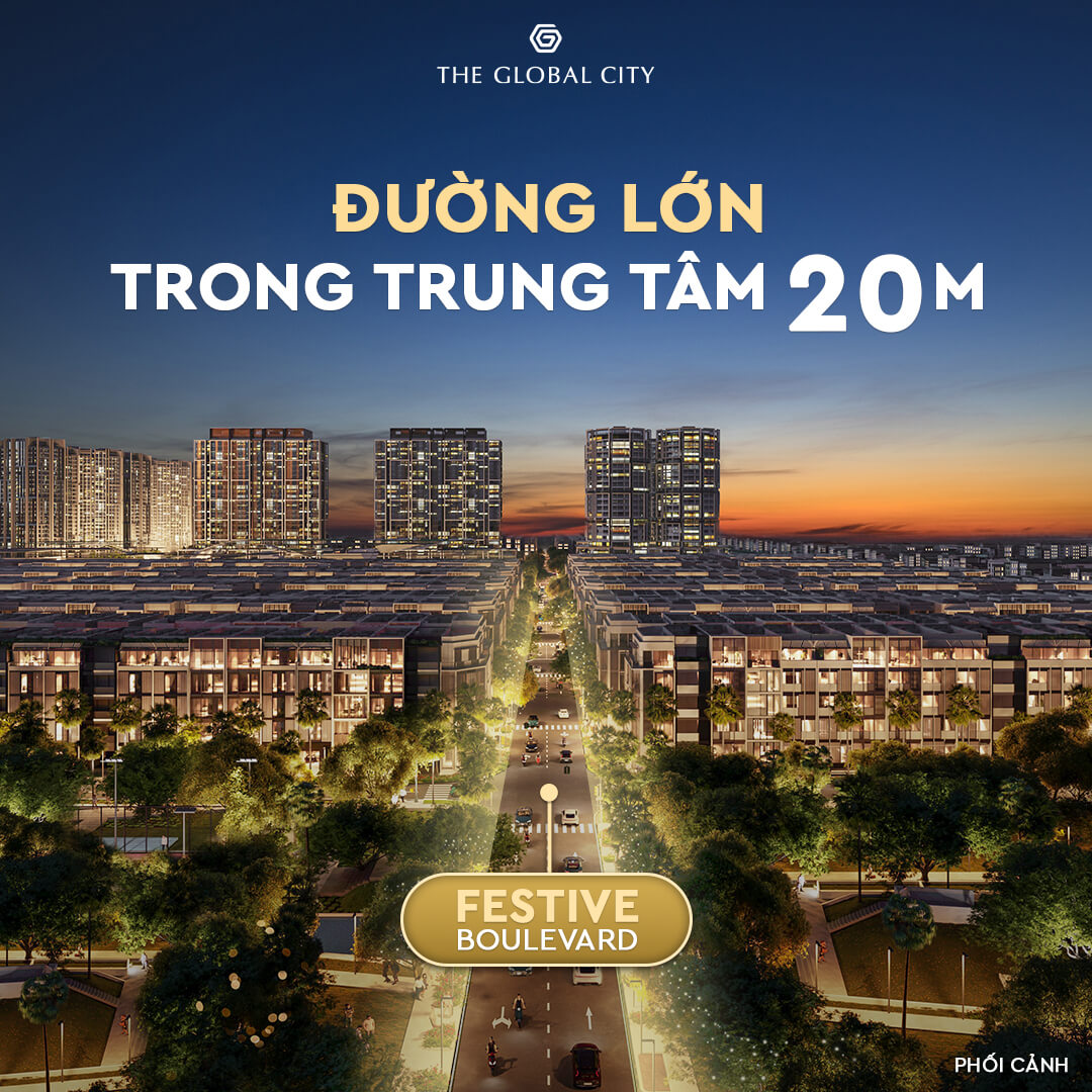 Bán nhà dự án The Global City đường lớn trung tâm 20m