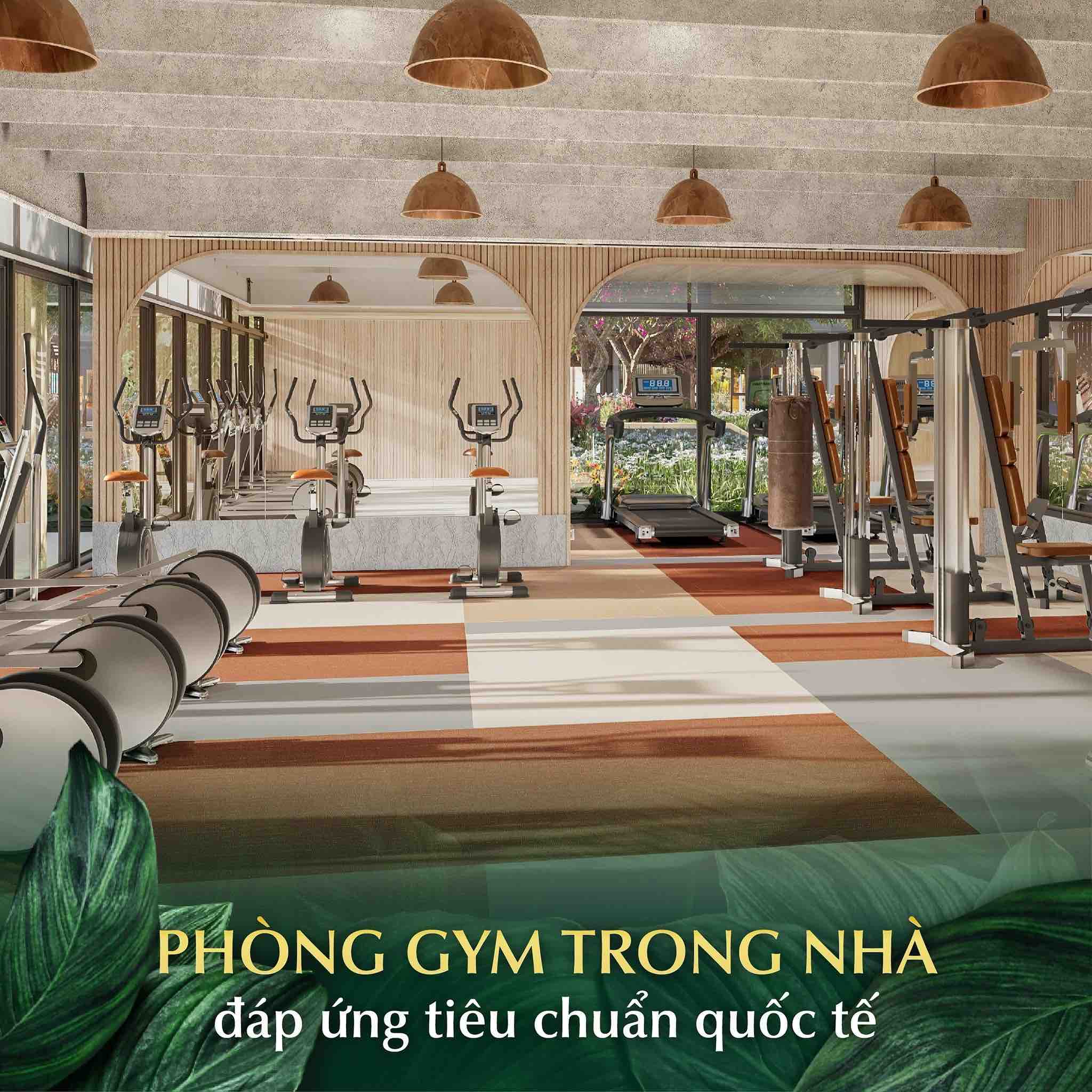 Căn hộ Lumiere Boulevard hệ tiện ích chuẩn resort với phòng tâmh GYM trong nhà đáp ứng tiêu chuẩn quốc tế.