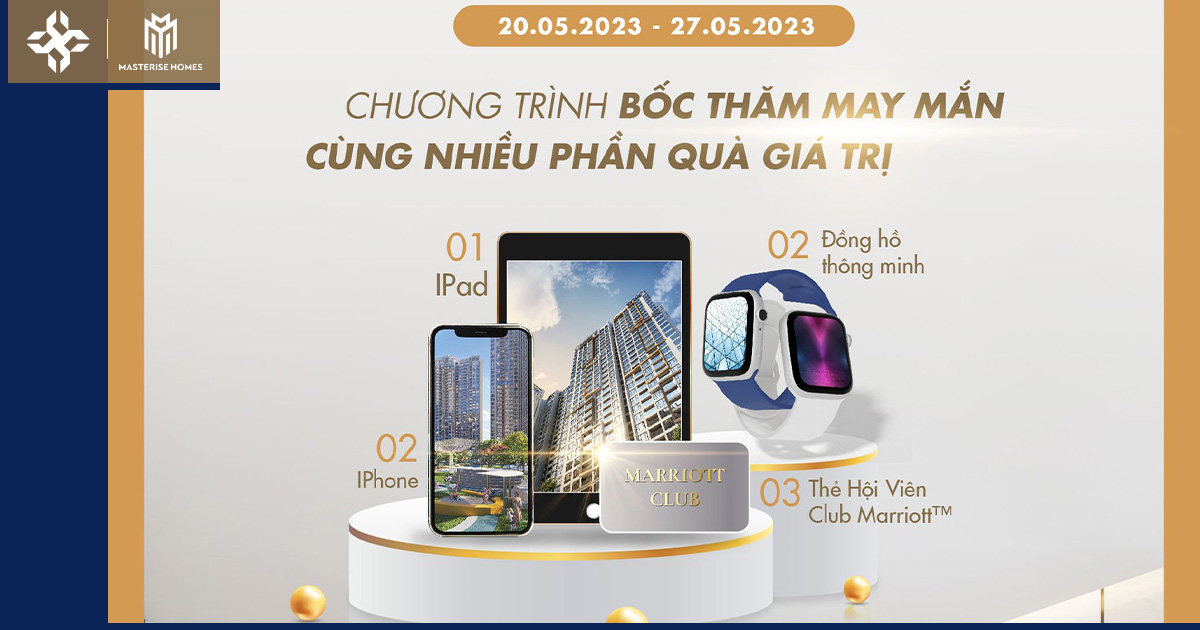 Masteri Centre Point tuần lễ tham quan căn hộ mẫu nhận quà cực chất từ chủ đầu tư Masterise Homes diễn ra tại THE GLOBAl CITY Sales Gallery.