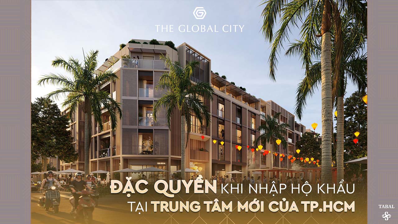 Sở hữu hộ khẩu trung tâm mới The Global City