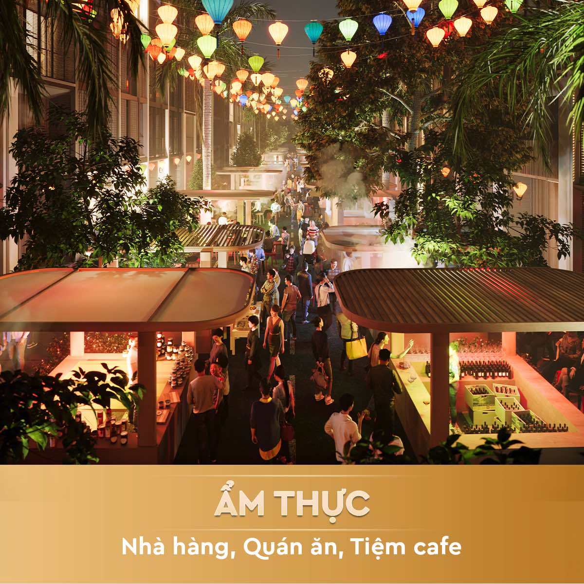 The Global City đa dạng loại hình kinh doanh ẩm thực nhà hàng, quán ăn, tiệm cafe tại nhà phố SOHO