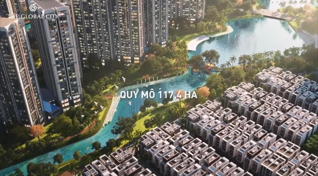 The Global City xứng tầm trung tâm mới với quy mô diện tích lớn 117,4 ha tạo nên một tiêu chuẩn sống khác biệt