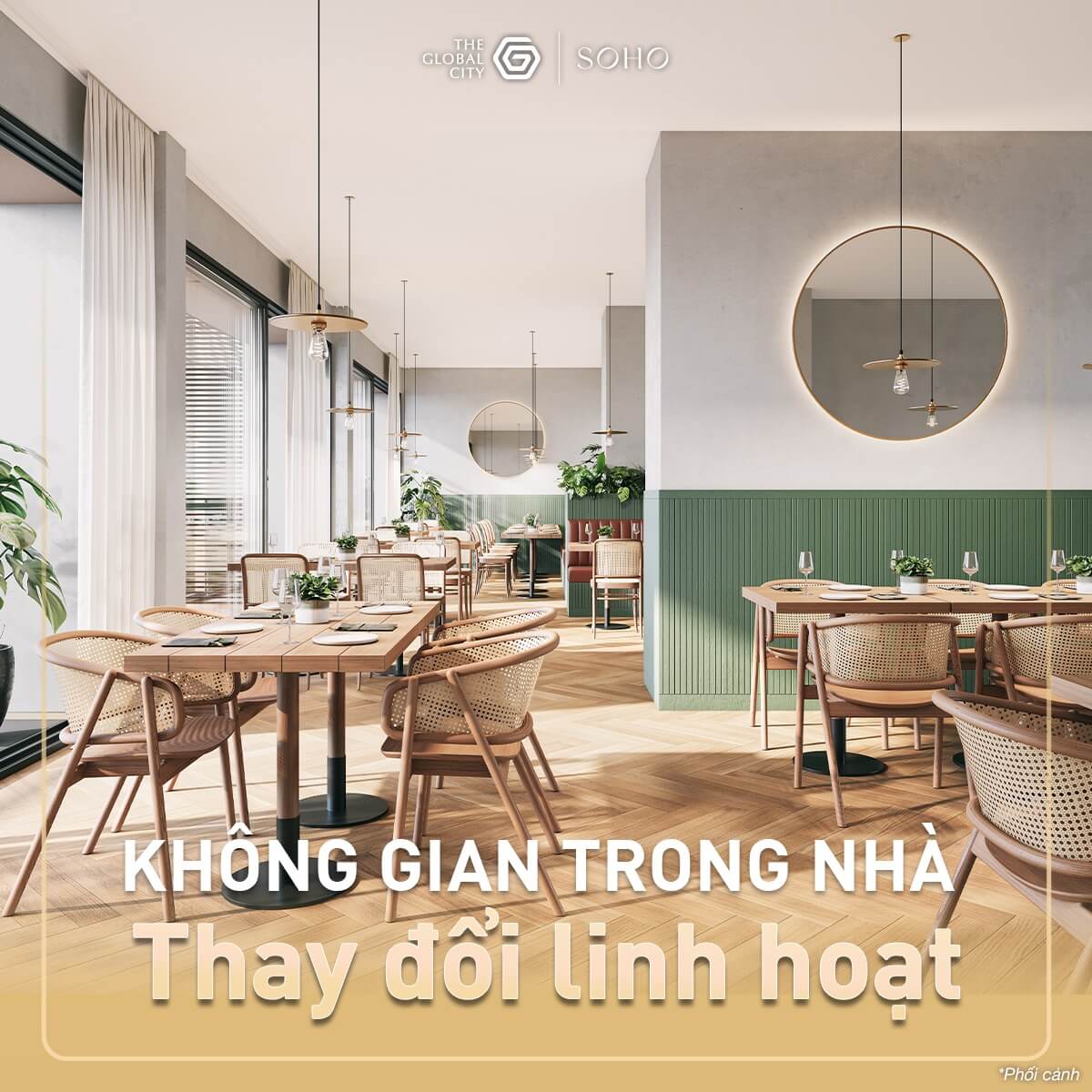 Khu thương mại chuẩn quốc tế SOHO thiết kế vượt trội tối ưu kinh doanh